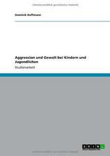 Aggression und Gewalt bei Kindern und Jugendlichen