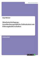 Mitarbeiterbefragung - Geschlechterspezifische Zufriedenheit mit Führungskräfteverhalten