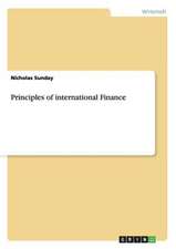 Principles of international Finance