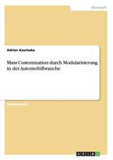 Mass Customization durch Modularisierung in der Automobilbranche