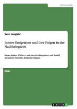 Innere Emigration und ihre Folgen in der Nachkriegszeit