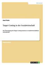 Target Costing in der Sozialwirtschaft