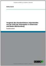 Vergleich des Standortfaktors Arbeitskräfte aus der Sicht der Arbeitgeber in Österreich und Baden-Württemberg