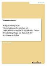 Ausgliederung von Dienstleistungsbereichen als Herausforderung für Verbände der freien Wohlfahrtspflege am Beispiel der Arbeiterwohlfahrt