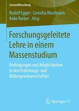 Forschungsgeleitete Lehre in einem Massenstudium: Bedingungen und Möglichkeiten in den Erziehungs- und Bildungswissenschaften