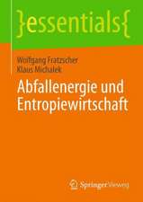 Abfallenergie und Entropiewirtschaft