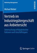 Vertrieb im Industriegütergeschäft aus Anbietersicht: Untersuchung erfolgskritischer Faktoren nach Geschäftstypen