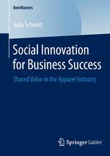 Social Innovation for Business Success: Shared Value in the Apparel Industry