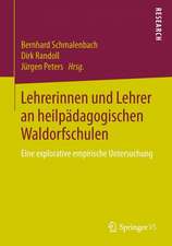 Lehrerinnen und Lehrer an heilpädagogischen Waldorfschulen: Eine explorative empirische Untersuchung