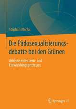 Die Grünen zwischen Empathie und Distanz in der Pädosexualitätsfrage: Anatomie eines Lernprozesses