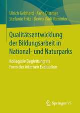 Qualitätsentwicklung der Bildungsarbeit in National- und Naturparks