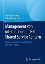 Management von internationalen HR Shared Service Centern: Implementierungsempfehlungen und Best Practice