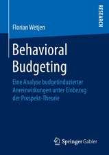 Behavioral Budgeting