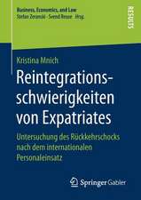 Reintegrationsschwierigkeiten von Expatriates