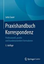 Praxishandbuch Korrespondenz