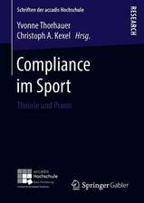 Compliance im Sport: Theorie und Praxis