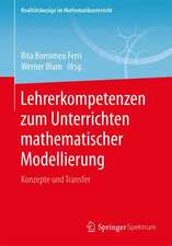 Lehrerkompetenzen zum Unterrichten mathematischer Modellierung