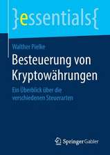 Besteuerung von Kryptowährungen