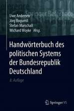 Handwörterbuch des politischen Systems der Bundesrepublik Deutschland