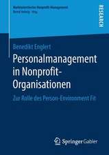 Personalmanagement in Nonprofit-Organisationen