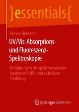 UV/Vis-Absorptions- und Fluoreszenz-Spektroskopie: Einführung in die spektroskopische Analyse mit UV- und sichtbarer Strahlung