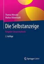 Die Selbstanzeige