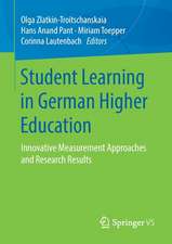 Student Learning in German Higher Education