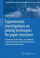 Experimental Investigations on Joining Techniques for Paper Structures