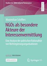 NGOs als besondere Akteure der Interessenvermittlung: Eine Analyse der politischen Rationalität von Nichtregierungsorganisationen