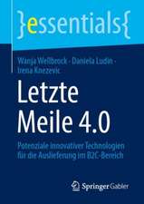 Letzte Meile 4.0: Potenziale innovativer Technologien für die Auslieferung im B2C-Bereich