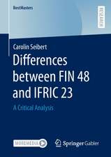 Differences between FIN 48 and IFRIC 23