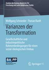 Varianzen der Transformation