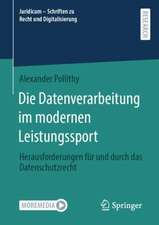 Die Datenverarbeitung im modernen Leistungssport