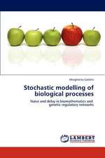 Stochastic modelling of biological processes