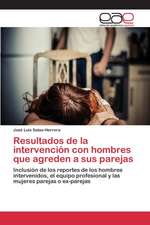 Resultados de La Intervencion Con Hombres Que Agreden a Sus Parejas