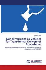 Nanoemulsions as Vehicles for Transdermal Delivery of Aceclofenac