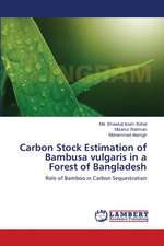 Carbon Stock Estimation of Bambusa vulgaris in a Forest of Bangladesh