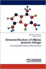 Detanninification of Albizia procera Foliage