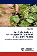 Pesticide Resistant Microorganisms and their use as Biofertilizers