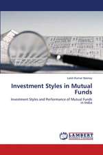 Investment Styles in Mutual Funds