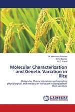 Molecular Characterization and Genetic Variation in Rice