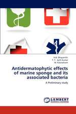 Antidermatophytic effects of marine sponge and its associated bacteria