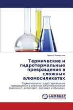 Termicheskie i gidrotermal'nye prevrashcheniya v slozhnykh alyumosilikatakh