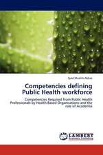 Competencies defining Public Health workforce