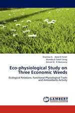 Eco-physiological Study on Three Economic Weeds