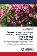 Ochitkovye (Sedoideae Berger, Crassulaceae DC.) yugo-zapada Chernozem'ya