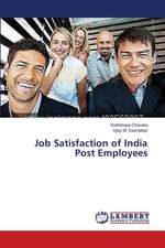 Job Satisfaction of India Post Employees