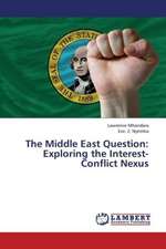 The Middle East Question: Exploring the Interest-Conflict Nexus