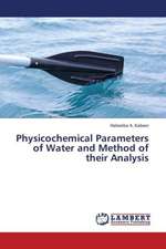 Physicochemical Parameters of Water and Method of their Analysis