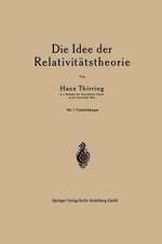 Die Idee der Relativitätstheorie